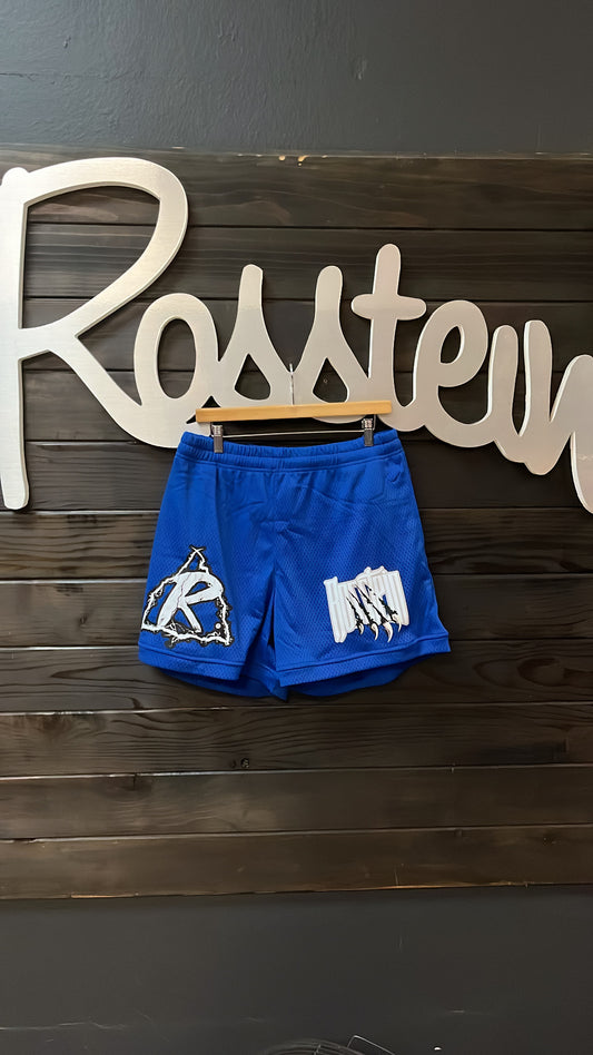 Royal blue savage shorts