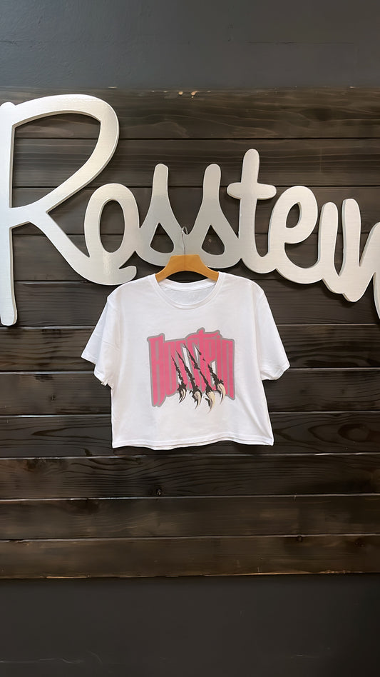 Ladies crop top claw