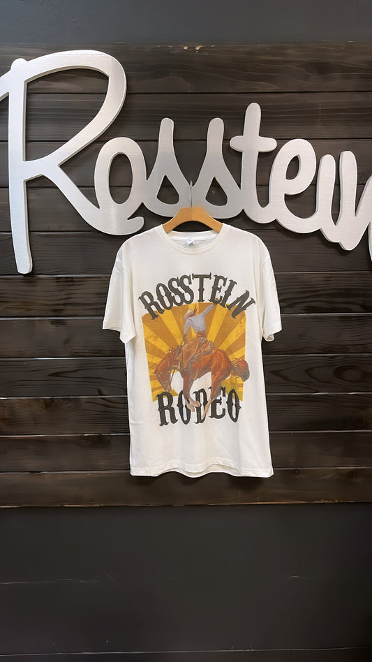 Cream rodeo tee
