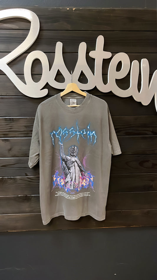 Vintage royal blue kingdom tee