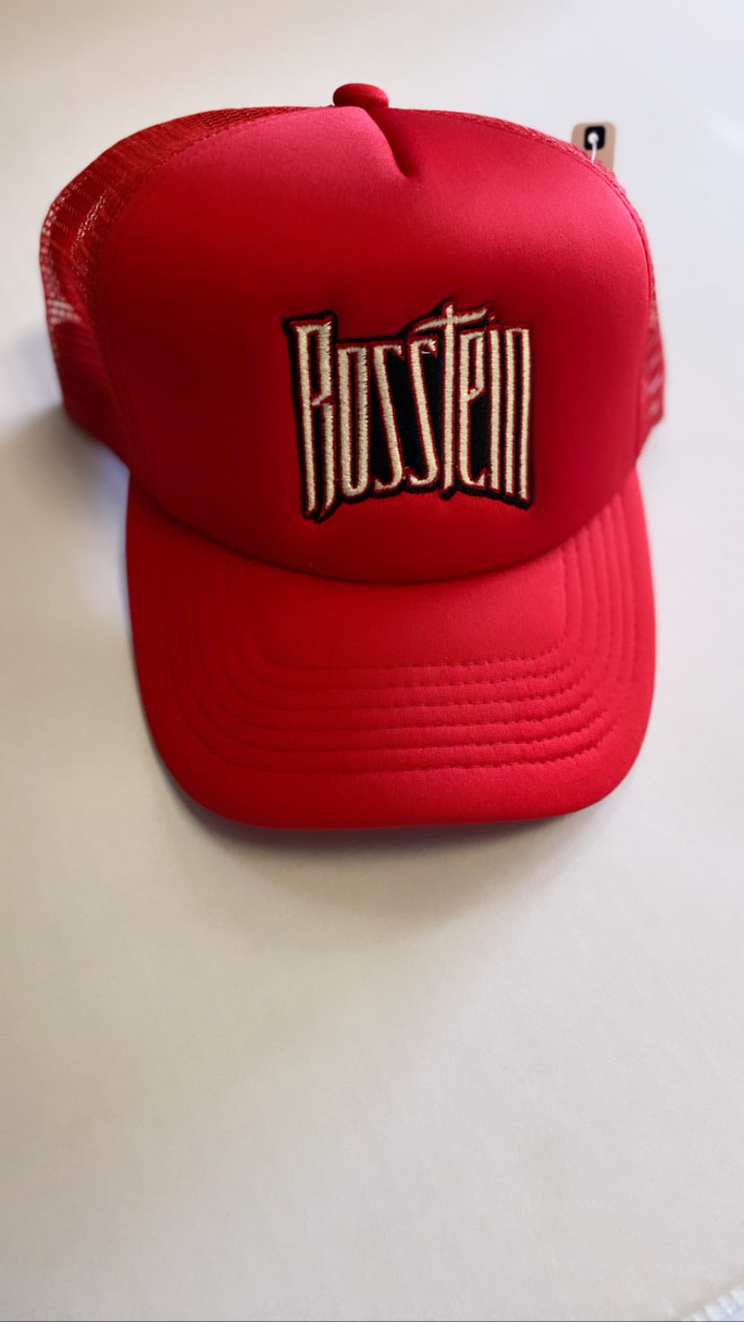 Red Rosstein trucker hat